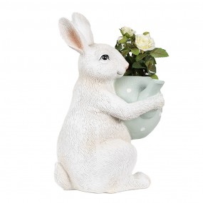 6PR3999 Figurine Rabbit 23 cm Beige Polyresin Easter Decoration
