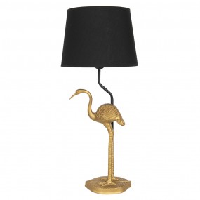 26LMC0029 Table Lamp Flamingo Ø 25x58 cm  Gold colored Plastic Desk Lamp