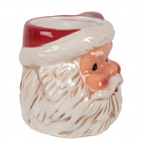 26CEMU0134 Mok Kerstman 450 ml Rood Keramiek Kerstdecoratie