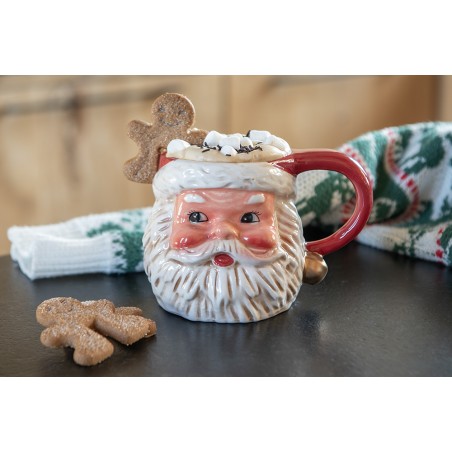 Shaped Mug - Santa Red