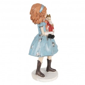 26PR3988 Decorative Figurine Child 12 cm Blue Polyresin Christmas Figurines