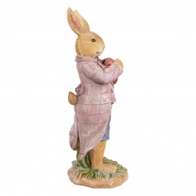 26PR4095 Figurine Rabbit 20 cm Brown Polyresin Easter Decoration