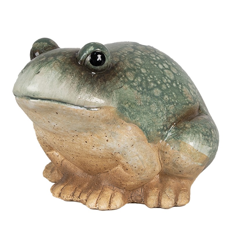 6PR4124 Figur Frosch 9 cm Grün Keramik