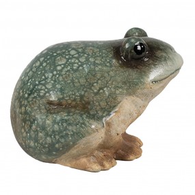 26PR4124 Figurine Frog 9 cm Green Ceramic