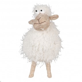 265273 Beeld Schaap 25 cm Wit Kunststof