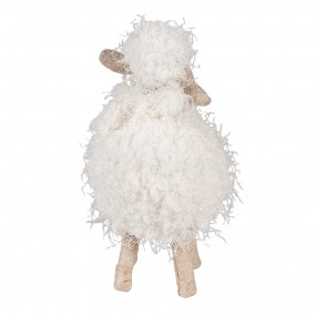 265273 Beeld Schaap 25 cm Wit Kunststof