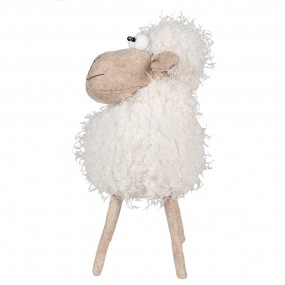 265274 Figurine Mouton 30 cm Blanc Plastique