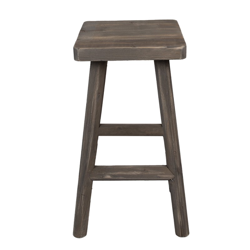 6H2360 Plant Table 30x30x58 cm Brown Wood Foot stool