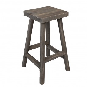 26H2360 Plant Table 30x30x58 cm Brown Wood Foot stool