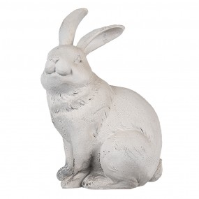 26PR5052 Statuetta Coniglio 21 cm Beige Poliresina Decorazione di Pasqua