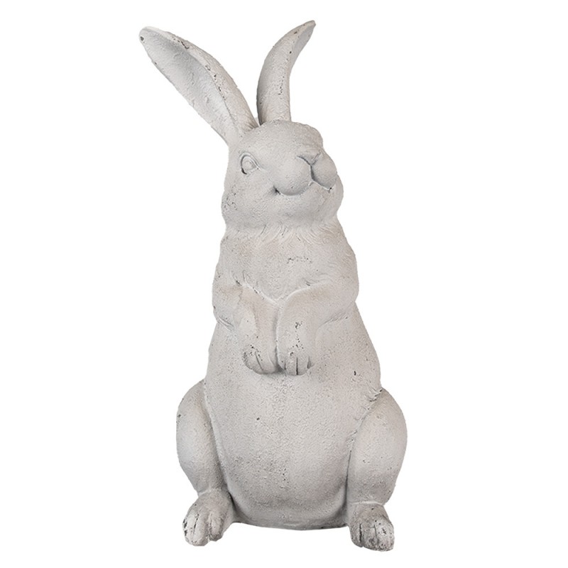 6PR5053 Figur Kaninchen 26 cm Beige Polyresin Osterdekoration