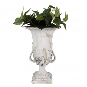 26PR5057 Pot de fleurs 46 cm Beige Polyrésine Vase de décoration