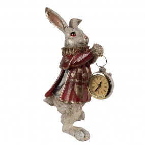 26PR1253 Figurine Lapin 14x13x25 cm Couleur or Polyrésine Accessoires de maison