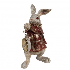 26PR1253 Figurine Lapin 14x13x25 cm Couleur or Polyrésine Accessoires de maison