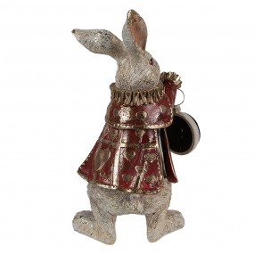 26PR1253 Figurine Lapin 14x13x25 cm Couleur or Polyrésine Accessoires de maison