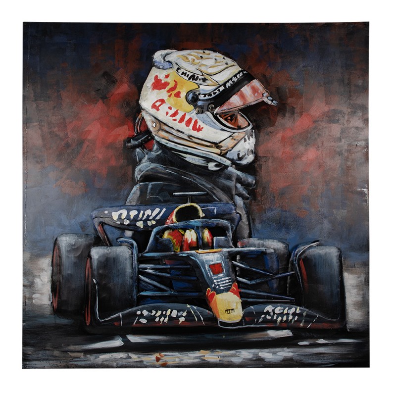 5WA0202 3D Metal Paintings 100x100 cm Blue Red Iron Racecar
Racecar
Racecar Wall Decor