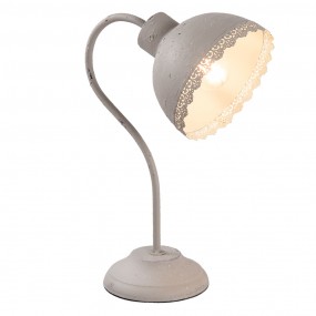 26LMP553G Lampe de bureau 15x25x35 cm  Gris Fer Plastique Rond Lampe de table