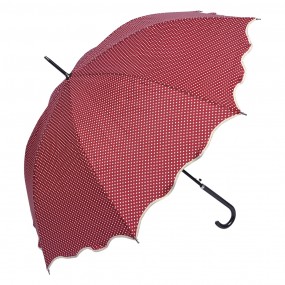 2JZUM0058R Erwachsenen-Regenschirm Ø 98 cm Rot Polyester Punkte