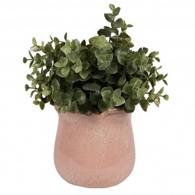 26CE1715P Indoor Planter Ø 12x12 cm Pink Ceramic Flower Pot