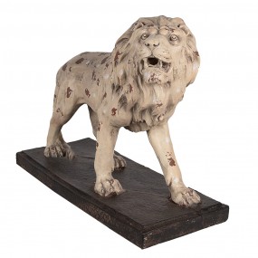 25MG0030 Decorative Figurine Lion 55x23x40 cm Beige Brown Ceramic material