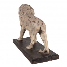 25MG0030 Figurine décorative Lion 55x23x40 cm Beige Marron Matériau céramique