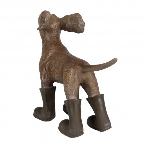26PR5064 Decorative Figurine Dog 29x10x23 cm Brown Green Polyresin
