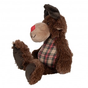2TW0587 Stuffed toy Reindeer 35 cm Brown Plush
