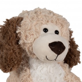 2TW0590M Stuffed toy Dog 26 cm Brown Plush