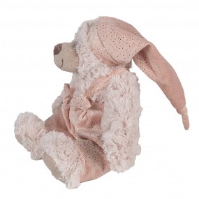 2TW0593 Stuffed toy Bear 22 cm Pink Plush