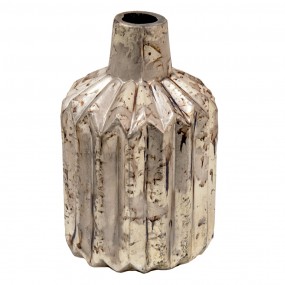 26GL3583 Vase 8x8x12 cm Copper colored Glass Glass Vase
