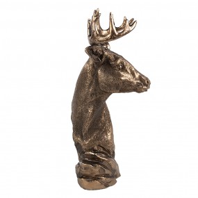 26PR4079 Decorative Figurine Deer 25 cm Brown Polyresin