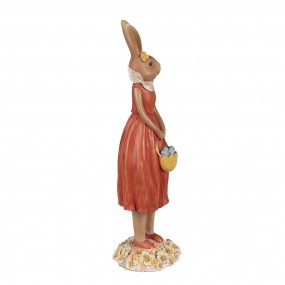 26PR5036 Figurine Rabbit 33 cm Brown Polyresin Easter Decoration