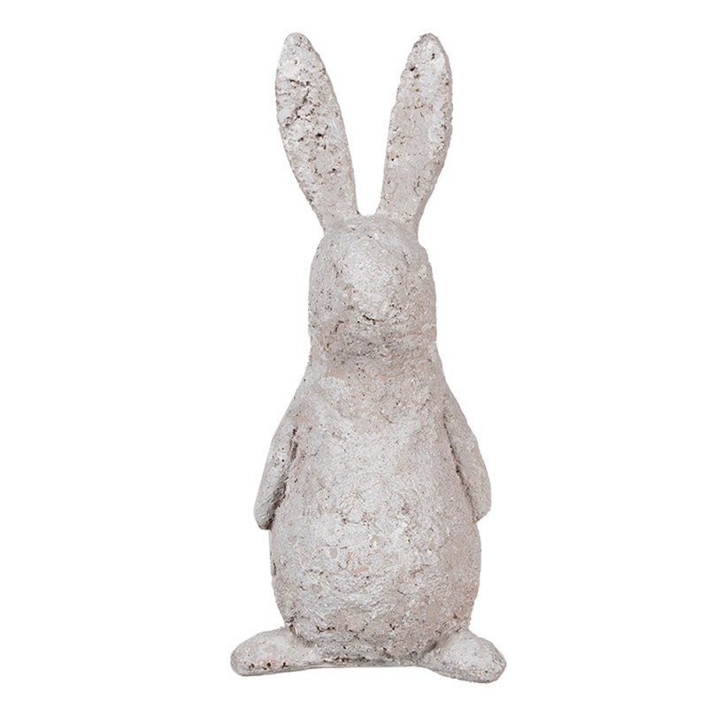 6PR5050 Figur Kaninchen 26 cm Beige Polyresin Osterdekoration
