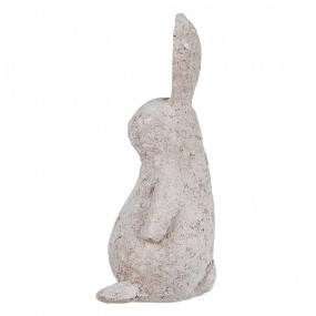 26PR5050 Statuetta Coniglio 26 cm Beige Poliresina Decorazione di Pasqua
