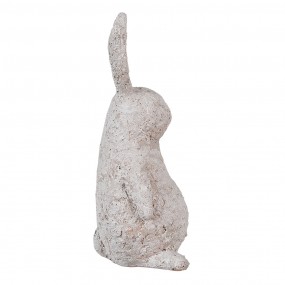 26PR5050 Statuetta Coniglio 26 cm Beige Poliresina Decorazione di Pasqua