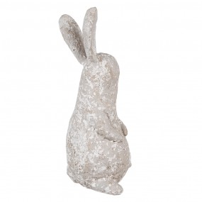 26PR5051 Statuetta Coniglio 31 cm Beige Poliresina Decorazione di Pasqua
