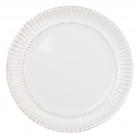 2PLDP Breakfast Plate Ø 21 cm White Dolomite Round Plate