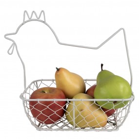 26Y5482 Egg basket 27 cm White Iron Chicken Kitchen Baskets