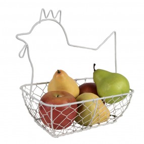 26Y5482 Egg basket 27 cm White Iron Chicken Kitchen Baskets