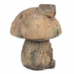 26MG0037 Decorative Figurine Mushroom 35 cm Brown Ceramic material