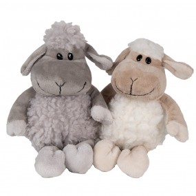 2TW0595W Stuffed toy Sheep 10x15x19 cm White Plush