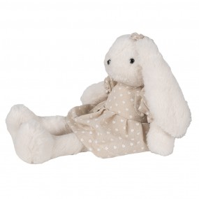 2TW0596S Stuffed toy Rabbit 16x26x21 cm Beige Plush