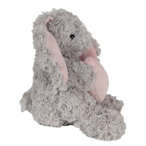 2TW0603 Stuffed toy Rabbit 14x15x20 cm Grey Plush