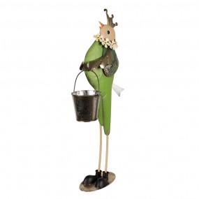 25Y1219 Figurine décorative Oiseau 83 cm Vert Fer