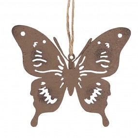 26Y5574 Decorative Pendant Butterfly 11 cm Brown Iron