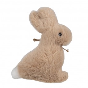 265350 Osteranhänger Kaninchen 10 cm Braun Baumwolle Dekoration Hänger