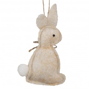 265372 Easter Pendant Rabbit 10 cm Beige Cotton Decorative Pendant