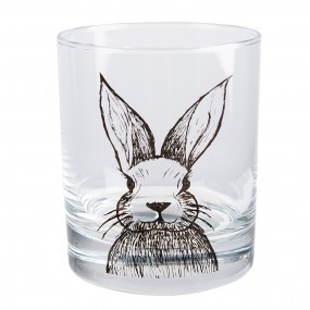 2RAEGL0001 Bicchiere d'acqua 300 ml Trasparente Vetro Coniglio Bicchiere