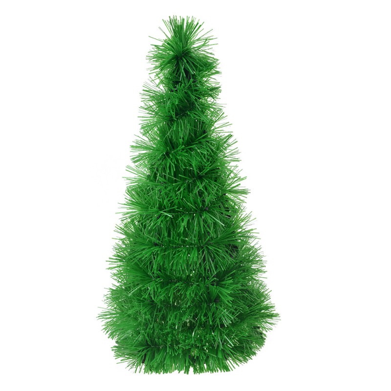 65516 Christmas Decoration Christmas Tree Ø 12x27 cm Green Plastic