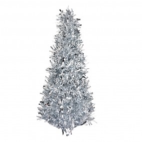 265537M Decorazione di Natalizie Albero di Natale Ø 16x38 cm Color argento Plastica